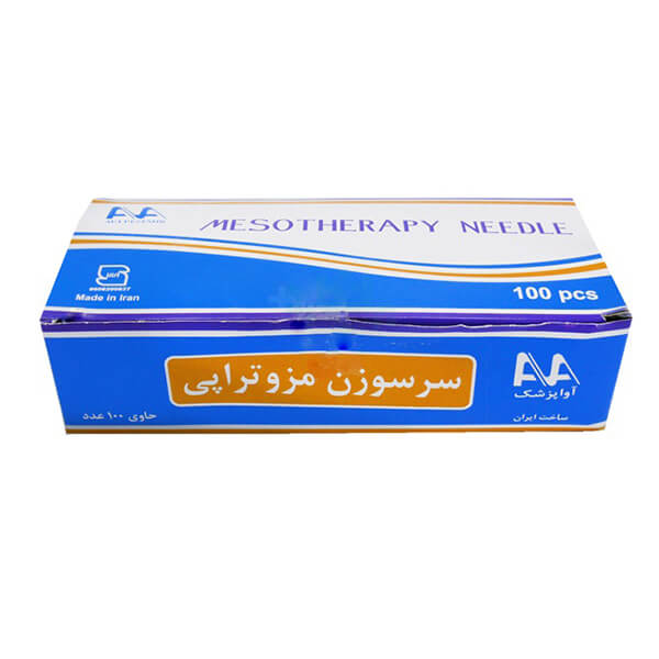 سرسوزن مزوتراپی آوا گیج 31طول 13 میلی متر (بسته 100 عددی)