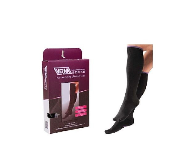 جوراب ضد خستگی و ضد واریس ورنا (جلوگیری از ایجاد لخته در رگهای پا)