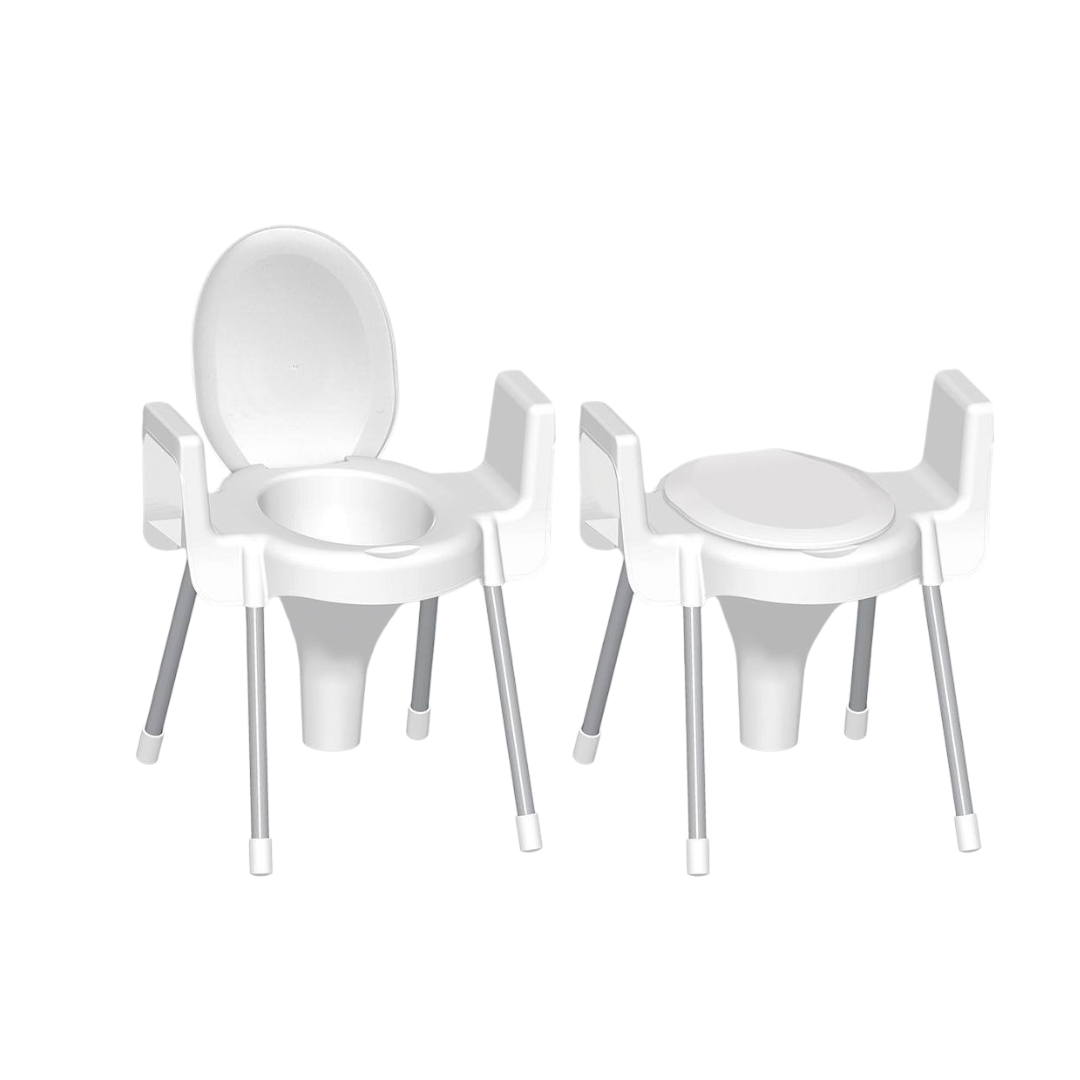 توالت فرنگی دسته دار پایه فلزی ناصر