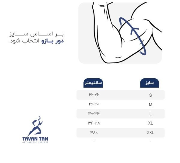 شانه بازوبند نئوپرن توان تن